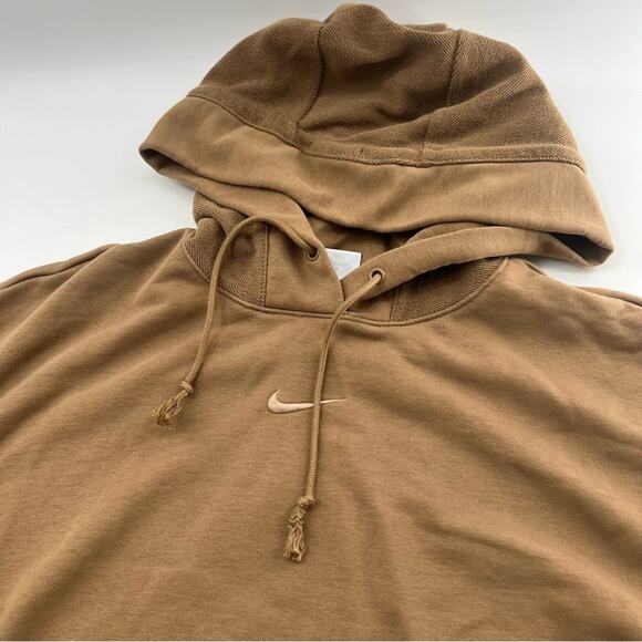Nike Sportswear Everyday Modern Fleece Hoodie in Brown Women’s - Picture 4 of 8